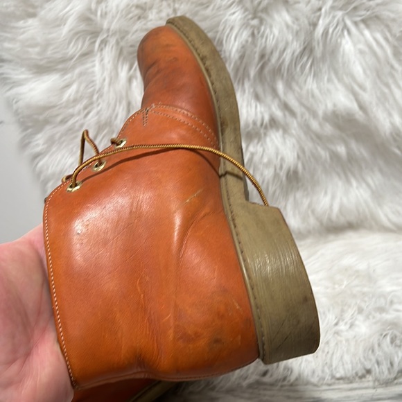 Vintage WOLVERINE Boots 9.5 W Men\'s Brown Work Chukka Boots USA main image 5